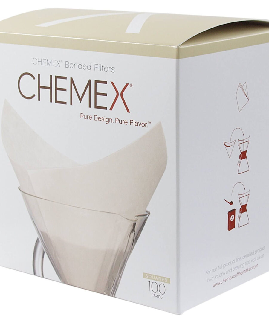 Filtros para Chemex 6 tazas (100 unidades)
