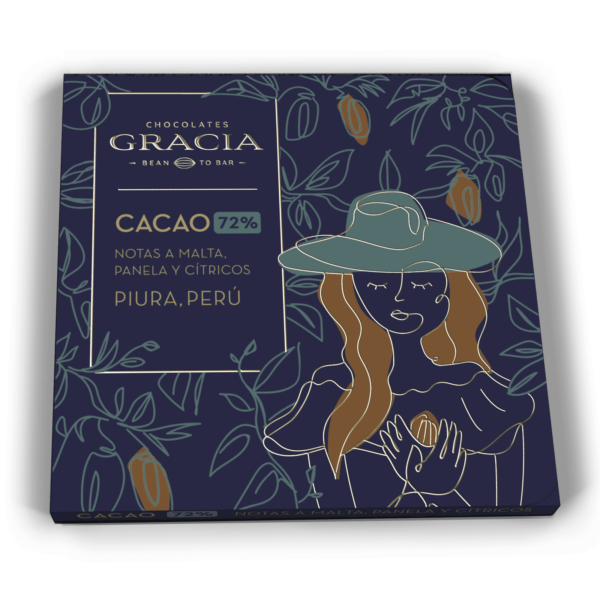 Barra 72% Cacao - Chocolates Gracia