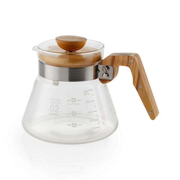 Servidor de café Hario V60 Madera - 600ml